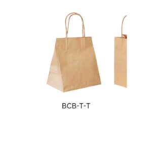 GreenMark Takeaway Paper Bags with Paper Twist Handles