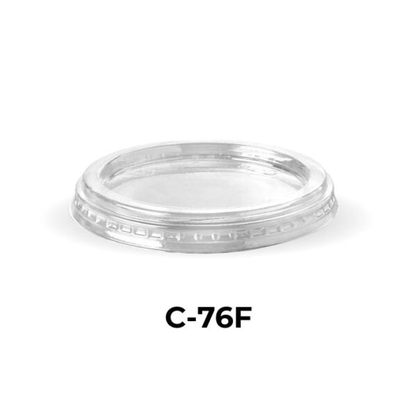 BioPak PLA Lids 76mm - Image 2