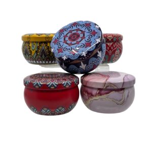 Mosaic Design Candle Tin