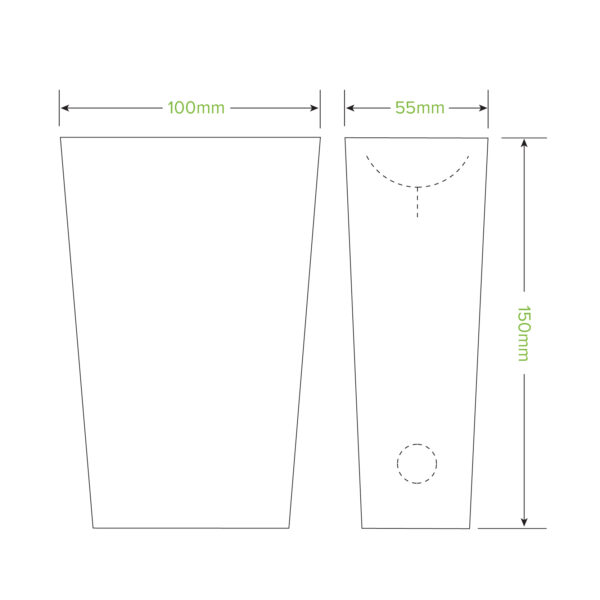 BioPak Bioboard Enclosed Chip Cups - Image 5