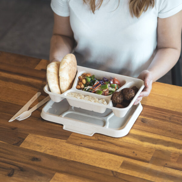 Takeaway Container 4 Compartment - Image 2