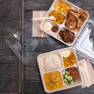 BioPak Multi Compartment Takeaway Containers