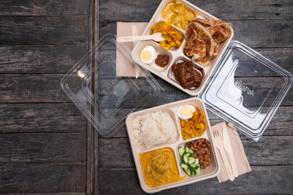 BioPak Multi Compartment Takeaway Containers