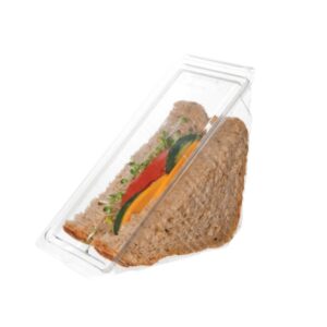 DetPak Clear PLA Sandwich Wedge