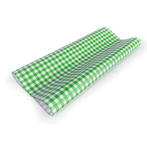Gingham Greaseproof Food Wrap - Image 4