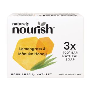 Naturally Nourish Lemongrass & Manuka Honey Soap 3 Pack