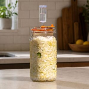 Glass Fermenting Jar with Air Lock