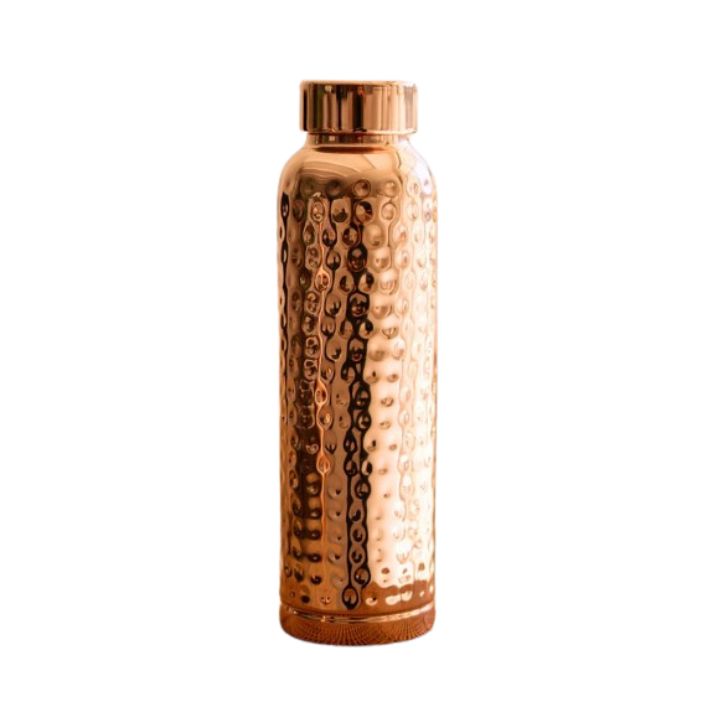 Copper Culture Hammered Copper 950 ml Drink Bottle