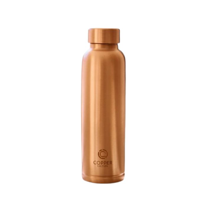 Copper Culture Polished Copper 950 ml Drink Bottle