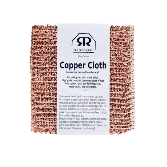 Redecker Dishwashing Copper Cloth Twin Pack