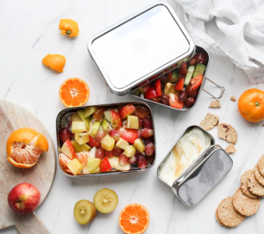 Ever Eco Stainless Steel XL Stackable 2 Tier Bento - Image 2