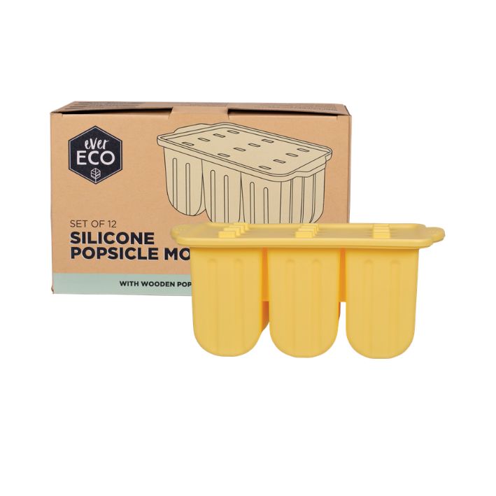 Ever Eco Silicone Popsicle Tray of 12